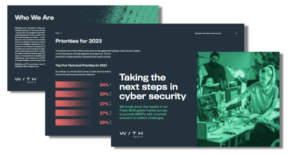 Pages in the WithSecure '2023 Security Priorities and Concerns' white paper